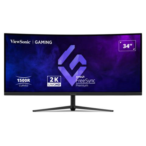 ViewSonic VX3418C-2K 34" 180Hz 2K UWQHD 1ms HDR10 Adaptive Sync VA Curved Gaming Monitor