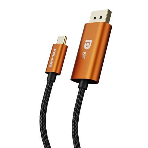 Volans VL-CD81 Ultra 8K USB-C to DisplayPort Cable V1.4 (1M)