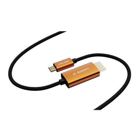 Volans VL-CH41 1M Ultra 4K USB-C to HDMI V2.0 Male to Male Cable