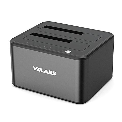 Volans VL-DS30S Dual Bay USB 3.0 Aluminium Docking Station