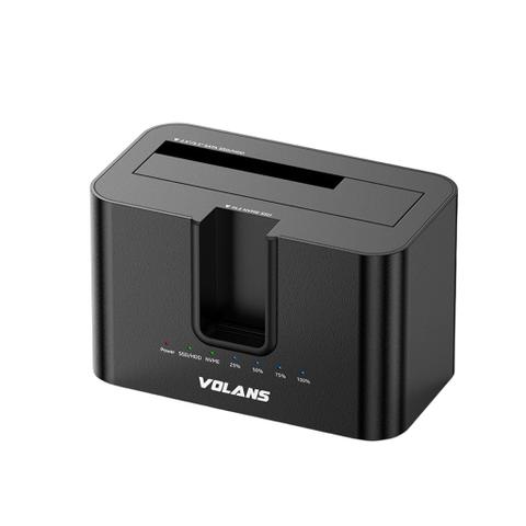 VOLANS VL-DS50 2 Bay Aluminium USB-C 2.5"/3.5" HDD + M.2 SSD Docking Station