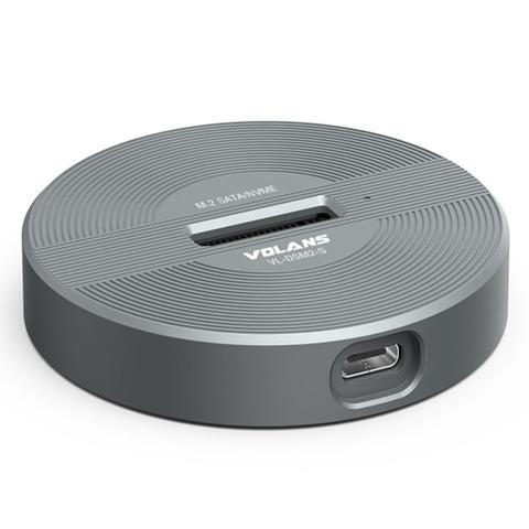 VOLANS VL-DSM2-S Aluminium USB-C (Gen 2) M.2 NVMe/SATA SSD Docking Station