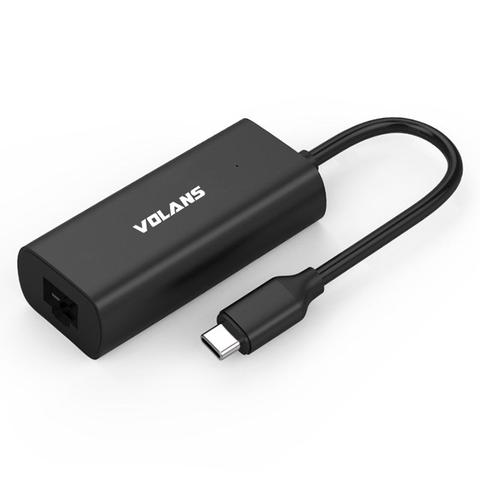 Volans VL-RJ45-C USB Type-C to RJ45 Gigabit Ethernet Adapter - Aluminium