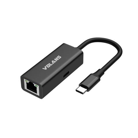 Volans VL-RJ45-CP Aluminium USB-C to Gigabit Ethernet Network Adapter with PD3.0