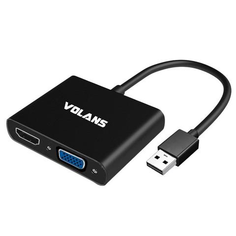 Volans VL-U3VH-S USB 3.0 to VGA/HDMI Display Converter