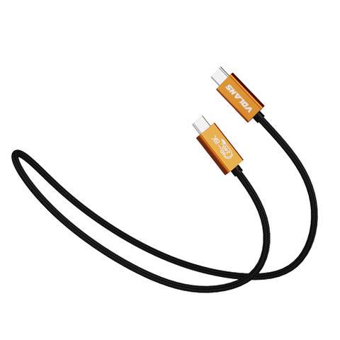 Volans VL-UT40 50cm Aluminium USB4 Cable - Thunderbolt 4 Compatible