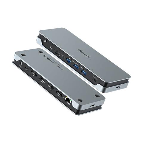 Volans VL-UCDLMD 14-in-1 Quadruple 4K Multifunctional USB-C Docking Station