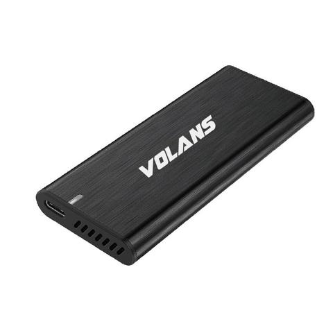 VOLANS VL-UCM2-S Aluminium NVMe PCIe M.2 SSD to USB3.1 Gen 2 Type C Enclosure 10Gbps