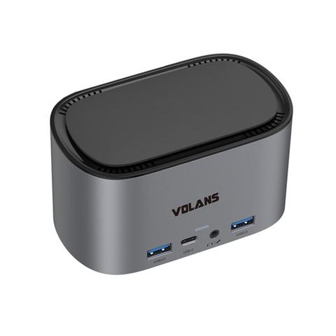 Volans VL-UCTDMD Aluminium 12-in-1 Triple Display USB-C Docking Station