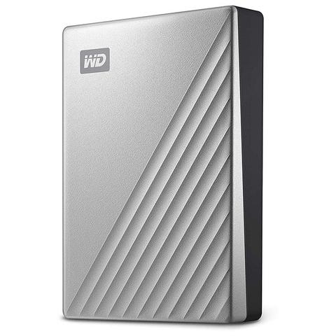 WD My Passport Ultra 4TB USB-C Portable Hard Drive - Silver