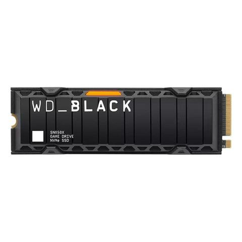 WD Black SN850X 1TB PCIe 4.0 NVMe M.2 2280 SSD with Heatsink - WDS100T2XHE