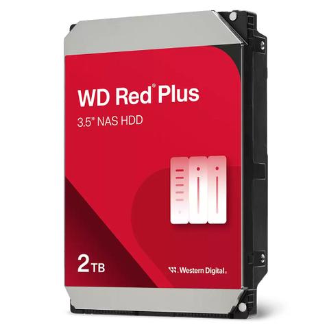 WD WD20EFPX 2TB Red Plus 3.5" 5400RPM SATA NAS Hard Drive