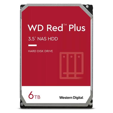 WD WD60EFPX 6TB Red Plus 3.5" 5400RPM SATA3 NAS Hard Drive