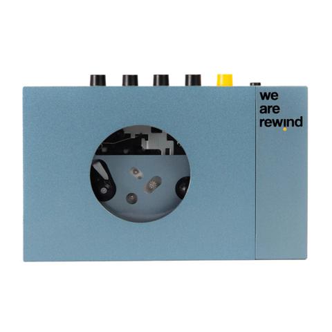 We Are Rewind Portable Cassette Player & Recorder - Blue