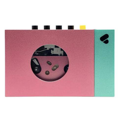 We Are Rewind Portable Cassette Player & Recorder - Pink & Green