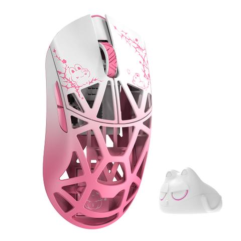 WLMOUSE Beast X Max Magnesium Solid Sides Wireless Gaming Mouse - Pink