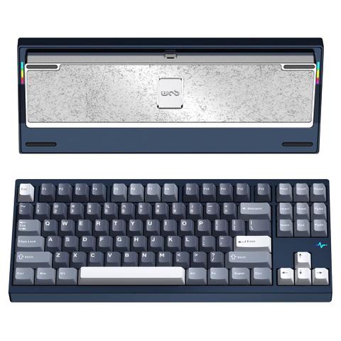 WOBKEY Crush80 Reboot Pro TKL RGB Wireless Mechanical Keyboard - Navy - Cocoa Switch