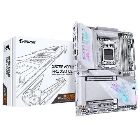 Gigabyte X870E A PRO X3D ICE AM5 ATX Motherboard