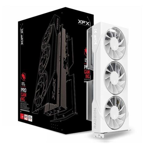 XFX AMD Radeon RX 9060XT Swift OC Triple Fan Gaming Edition 16GB GDDR6 Video Card - White