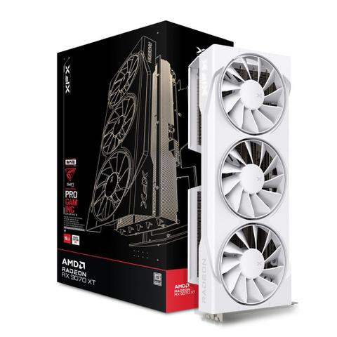 XFX AMD Radeon RX 9070XT Swift Triple Fan Gaming Edition 16GB GDDR6 Video Card - White