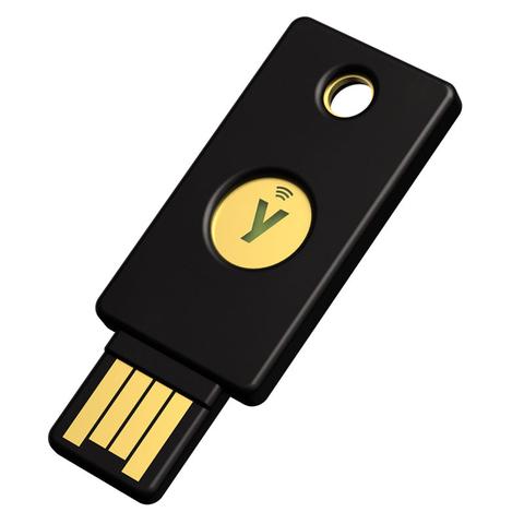 Yubico YubiKey Security Key USB-A and NFC Two-Factor Authentication - Black