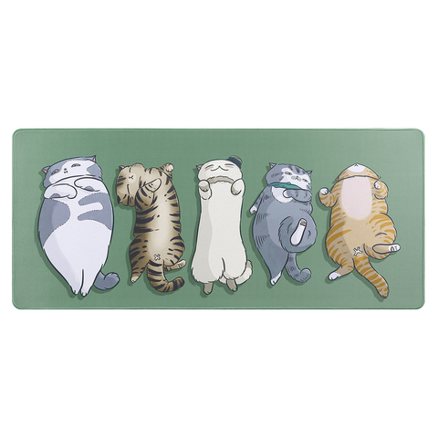 YUNZII Keynovo Desk Mat 900x400x3mm (Sleeping Cat)
