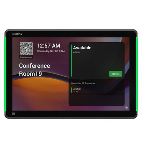 Yealink RoomPanel Plus E2 10.1" Android 13 Touchscreen Meeting Room Scheduler
