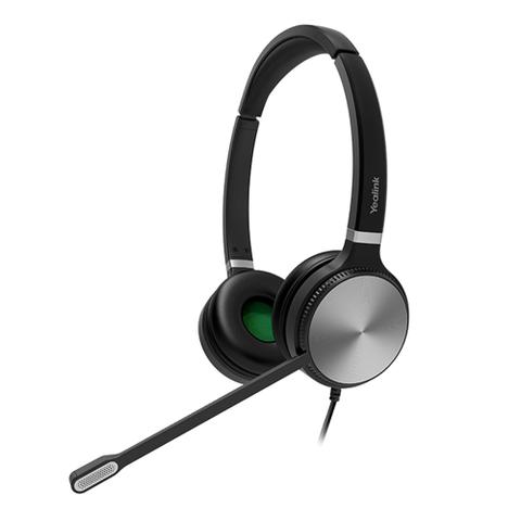 Yealink YHS36 Stereo Noise Cancelling Wireband Headset with Leather Ear Cushions