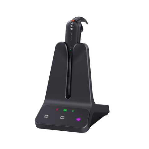 Yealink (WH63 E2 UC) Unified Communication Certified DECT Wireless Convertible Headset