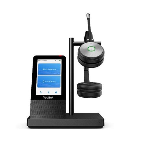 Yealink WH66 UC Dual DECT Wireless Headset with Base Station