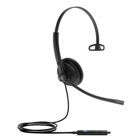 Yealink (UHM341) Wideband 3.5mm Mono Headset w/ Soft Leather Ear Cushion