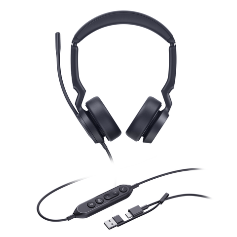 Yealink (UH44 Dual UC) Unified Communications Certified USB Wired Headset