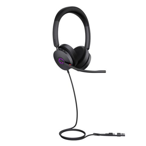 Yealink UH48 MS Stereo Noise Cancelling USB-C/A Wired Headset