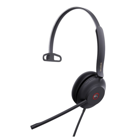 Yealink UH37 MS Mono Noise Cancelling USB-C/A Wired Headset