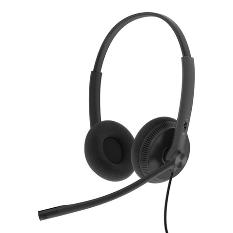 Yealink UH34 Lite Wired Stereo (Dual) Office Computer Headset Noise Cancelling Mic with USB-A, Ultra Light, UC Certified