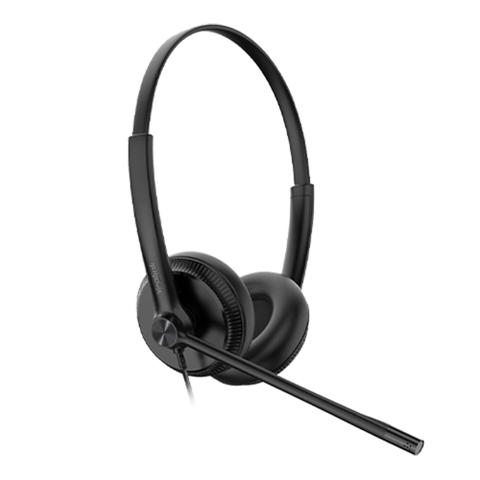 Yealink YHS34 Stereo Wireband Headset with Leather Ear Cushions