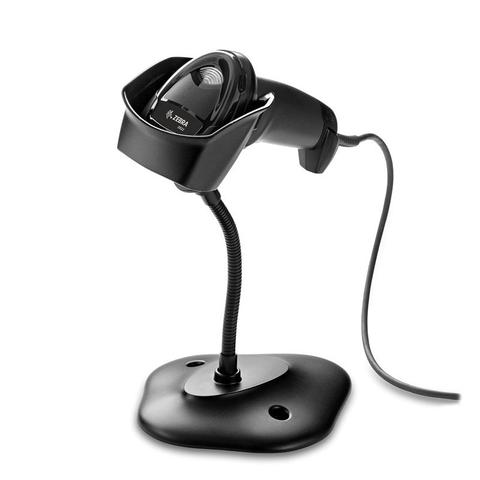 Zebra DS2208 2D Scanner Kit with USB Cable and Stand - Black