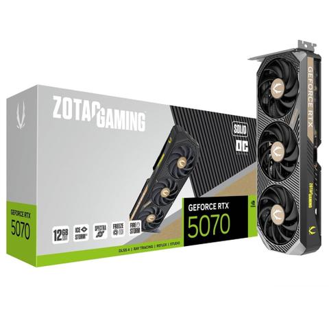 Zotac Gaming GeForce RTX 5070 SOLID OC 12GB Video Card