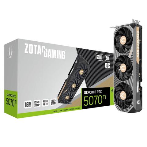 ZOTAC GAMING GeForce RTX 5070 Ti SOLID SFF OC 16GB Video Card