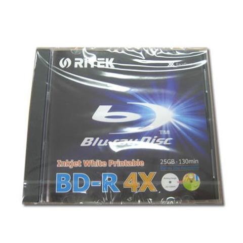 Ritek Blu-ray BD-R 25GB 4X - 25GB - Single Case