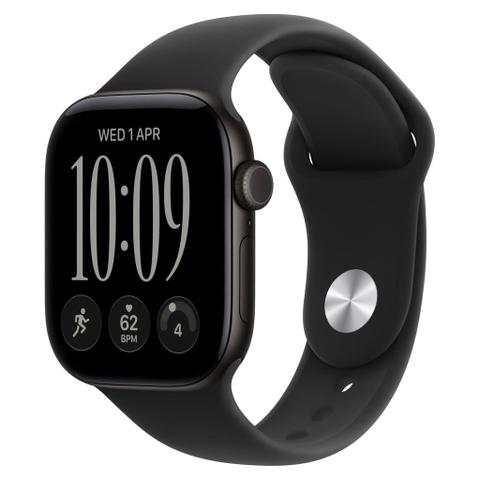 Apple Watch Series 12 42mm Black Aluminium Case GPS Black Sport Band (S/M)