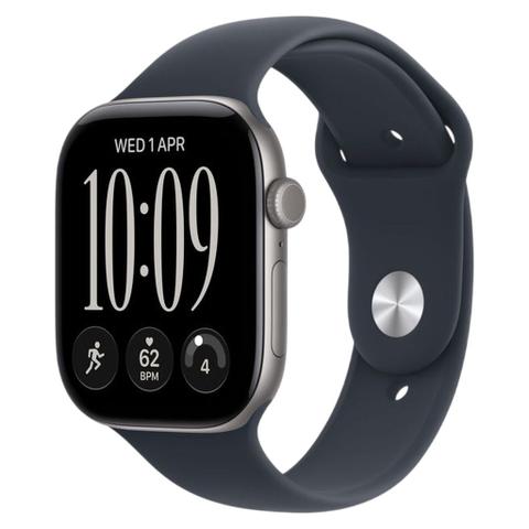 Apple Watch Series 12 46mm Space Grey Aluminium GPS Navy Blue Sport Band (S/M)