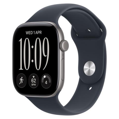 Apple Watch Series 12 46mm Space Grey Aluminium GPS Navy Blue Sport Band (M/L)