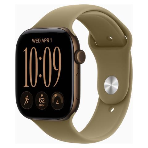 Apple Watch Series 12 46mm Dark Bronze Aluminium GPS + Cellular Sport Band (S/M)