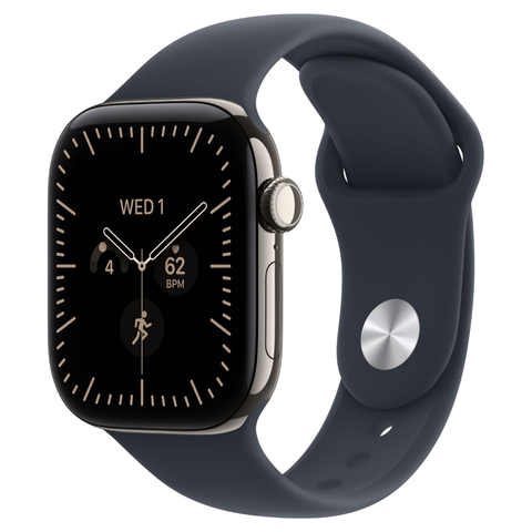 Apple Watch Series 12 42mm Natural Titanium Case GPS + Cellular Sport Band (M/L)