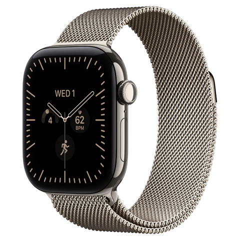 Apple Watch Series 12 42mm Natural Titanium GPS + Cellular Natural Milanese Loop