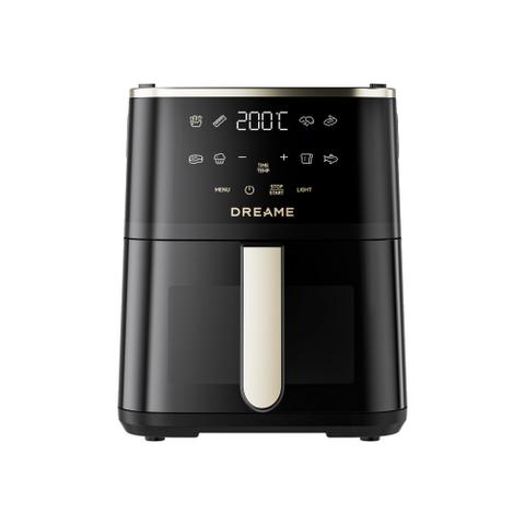Dreame AG10 Air Fryer with 2-in-1 Air Frying & Grilling - Black