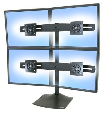 Ergotron DS100 Quad Desk Stand for 12"-24" Displays