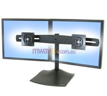 Ergotron DS100 Dual Desk Stand (Horizontal) for 12"-24" displays (33-322-200)