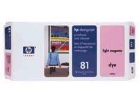 HP 81 Light Magenta Dye Printerhead&Cleaner (C4955A)